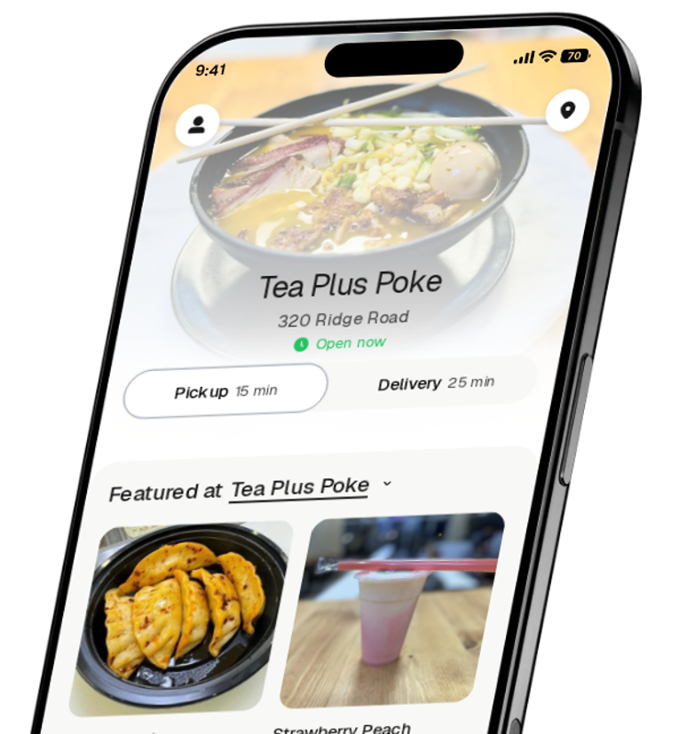Tea Plus Poke app preview