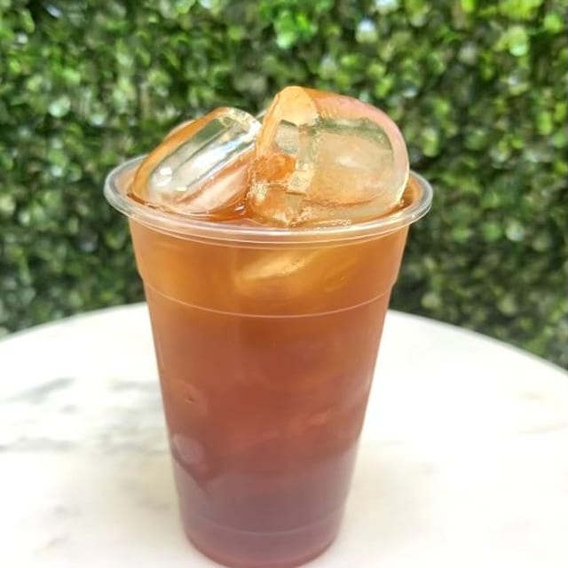 Peach Strawberry Fruit Tea.