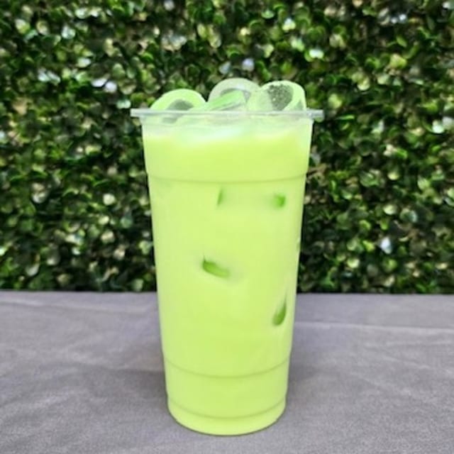 Honeydew Milk Tea.